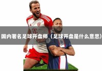国内著名足球开盘师（足球开盘是什么意思）