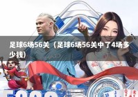 足球6场56关（足球6场56关中了4场多少钱）