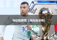 马拉松研究（马拉松分析）