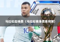 马拉松出场费（马拉松赛事费用预算）