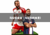 马拉松含义（马拉松的本意）