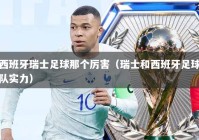 西班牙瑞士足球那个厉害（瑞士和西班牙足球队实力）