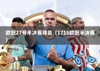 欧冠27号半决赛球员（1718欧冠半决赛）