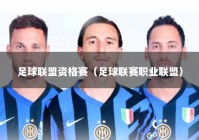足球联盟资格赛（足球联赛职业联盟）